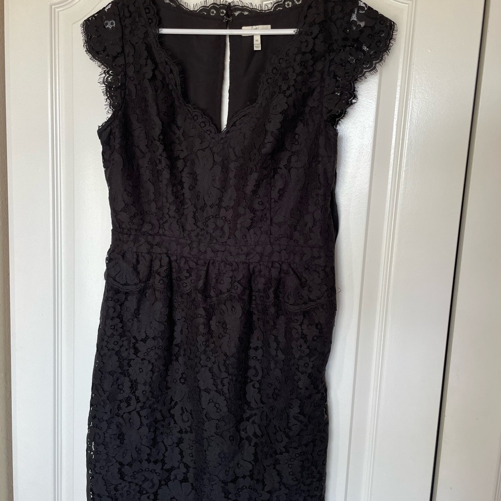 Joie Lebanon Little Black Dress Lace LBD Cocktail Romantic retail $325
